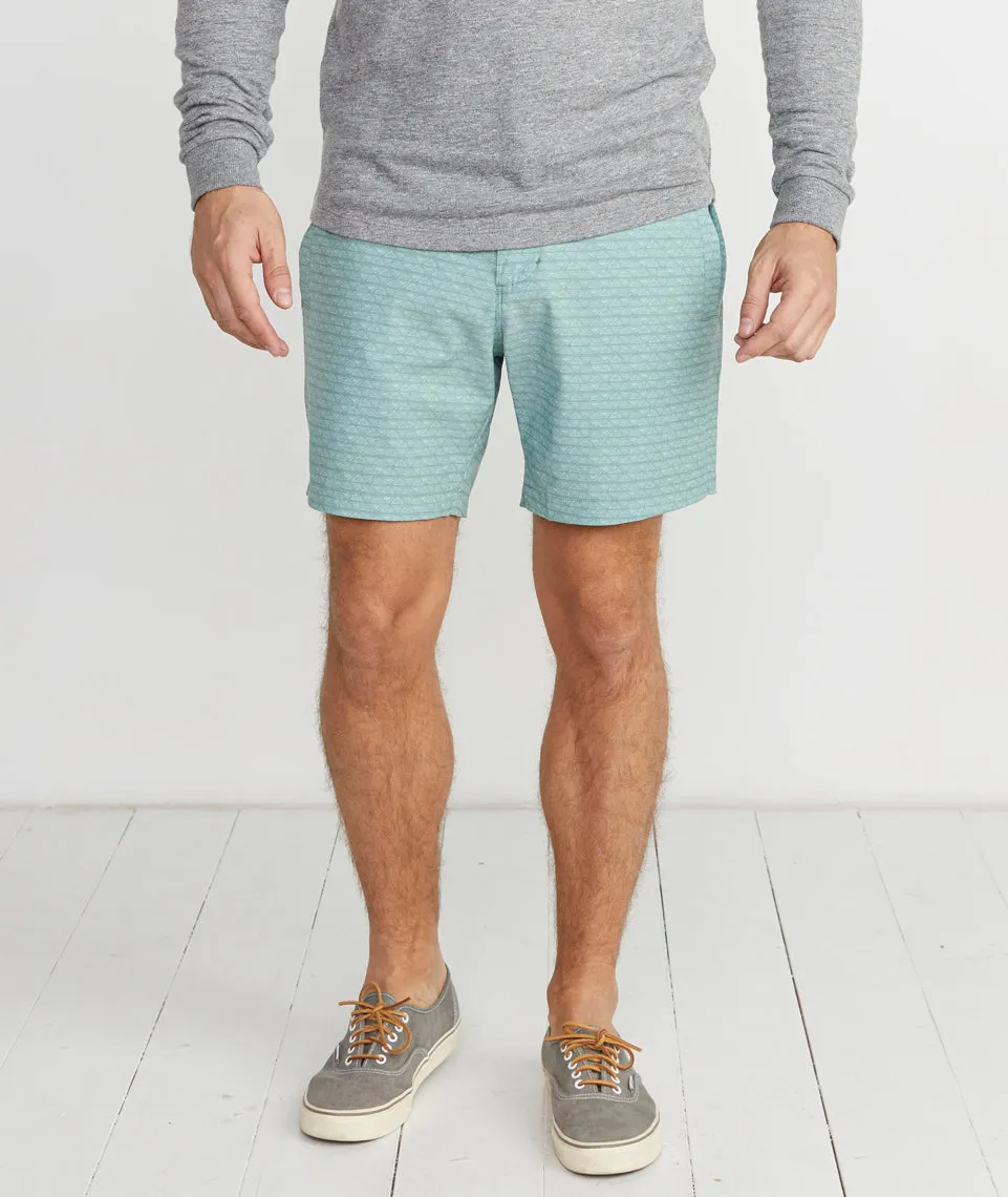 Summer Short in Green Print