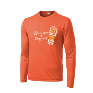 Sun City Festival Hiking Club | Men's Long Sleeve Athletic Shirt | 100% Polyester
