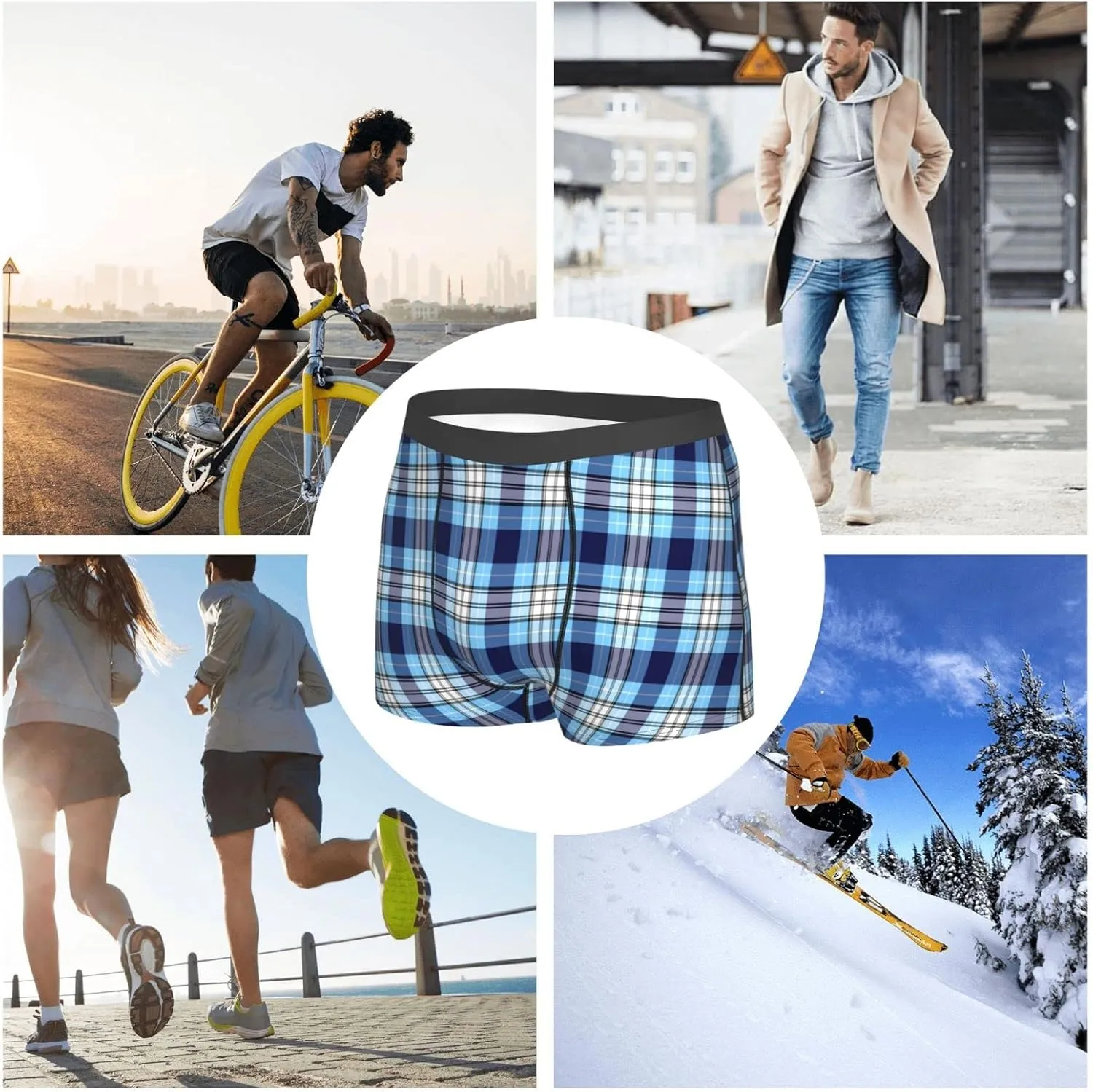 Sunflower Men'S Breathable Boxer Briefs Soft Shorts Comfortable Underwear
