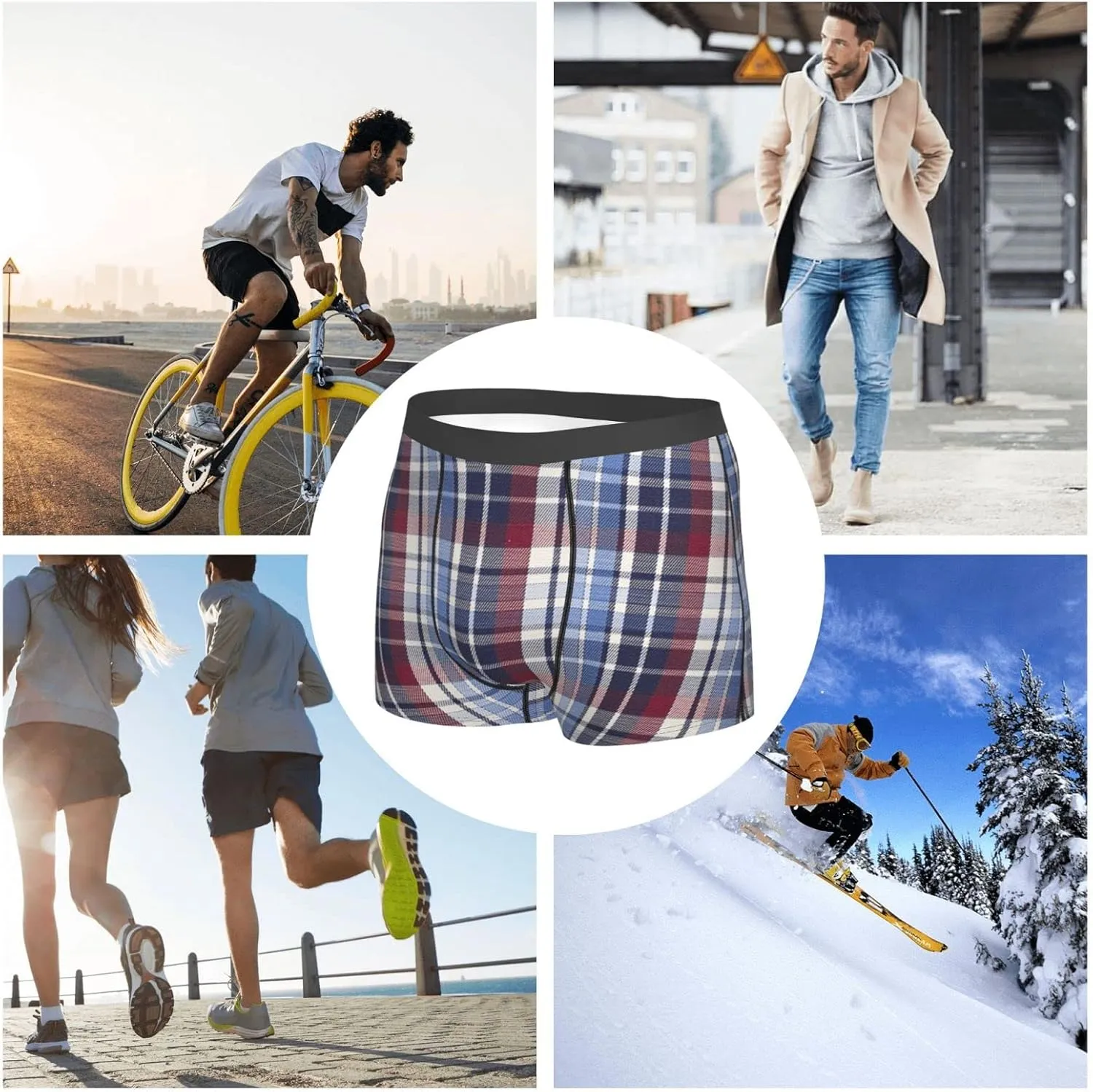 Sunflower Men'S Breathable Boxer Briefs Soft Shorts Comfortable Underwear