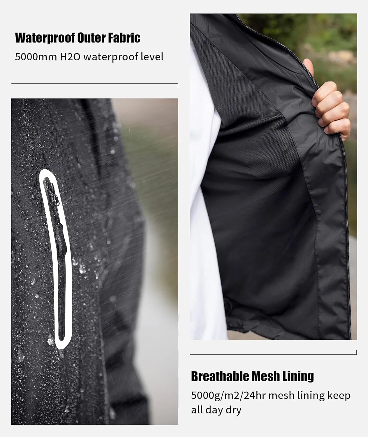 SWISSWELL Men's Heavy Duty Work Utility Rain Gear Suit Jacket and Rain Bibs Pants Waterproof for Fishing Sailing Boating