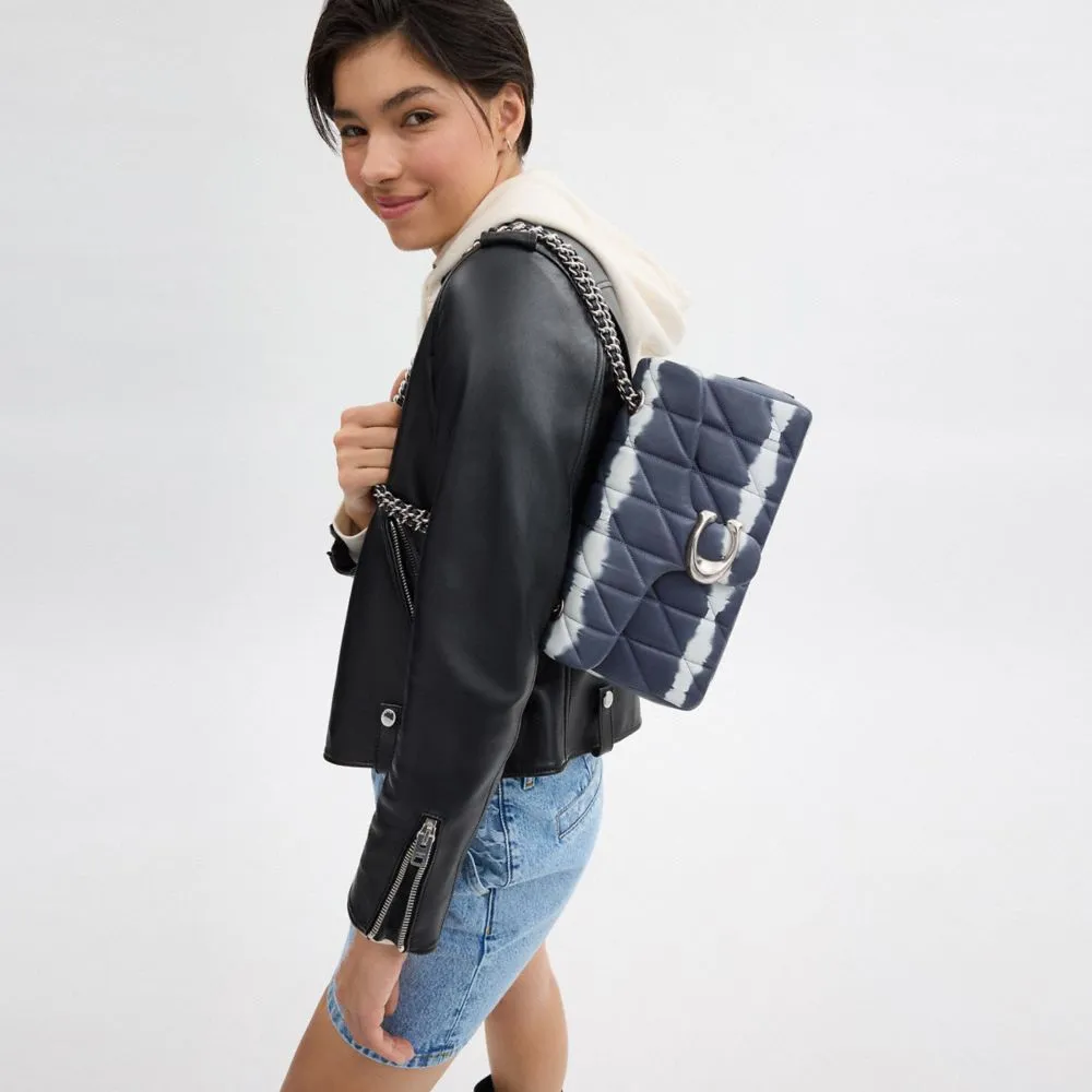 Tabby Shoulder Bag 26 With Quilting And Tie Dye