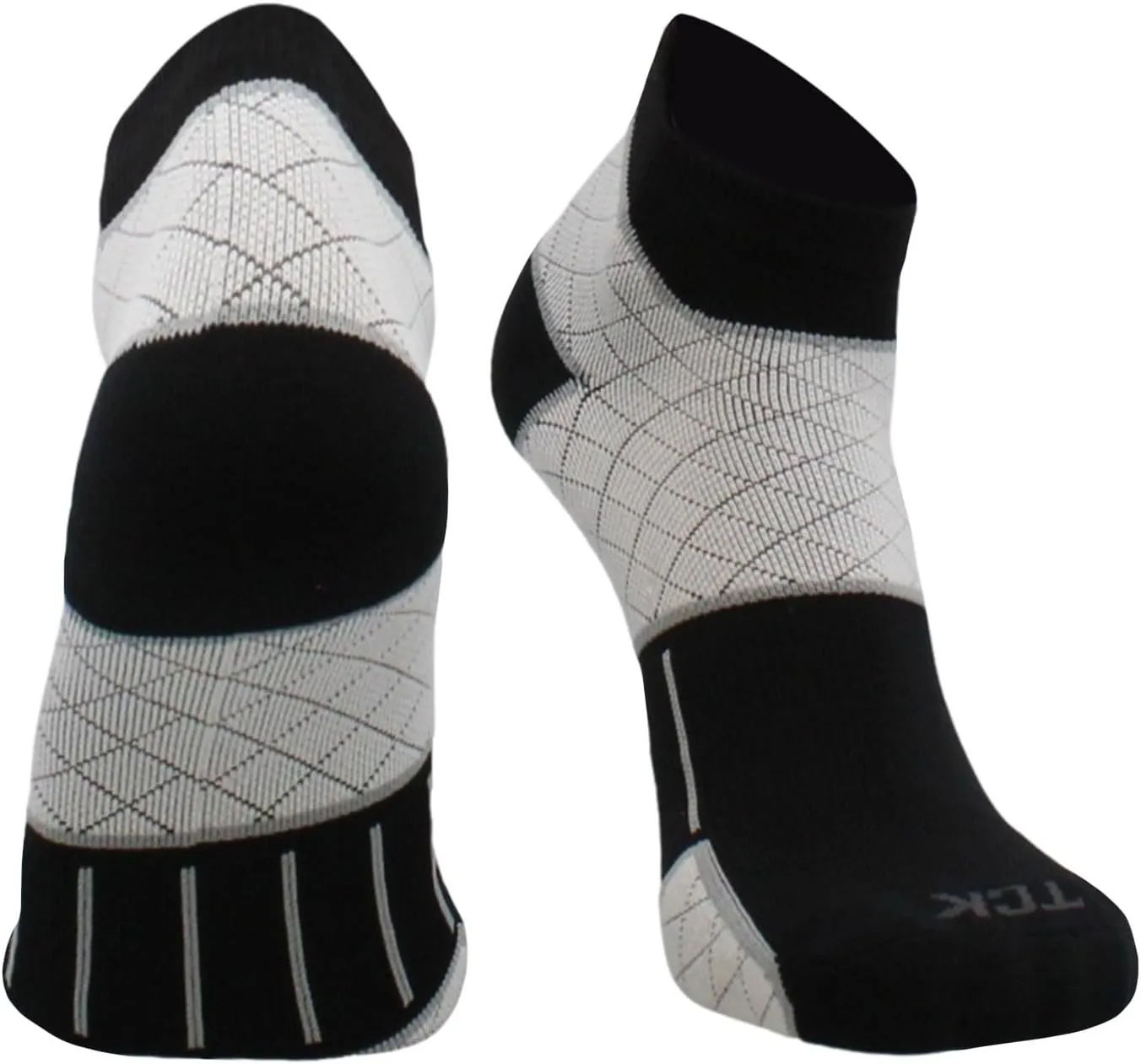 TCK Plantar Fasciitis Relief Socks with Targeted Compression for Women and Men, Low Cut 20-30 mmHg Compression