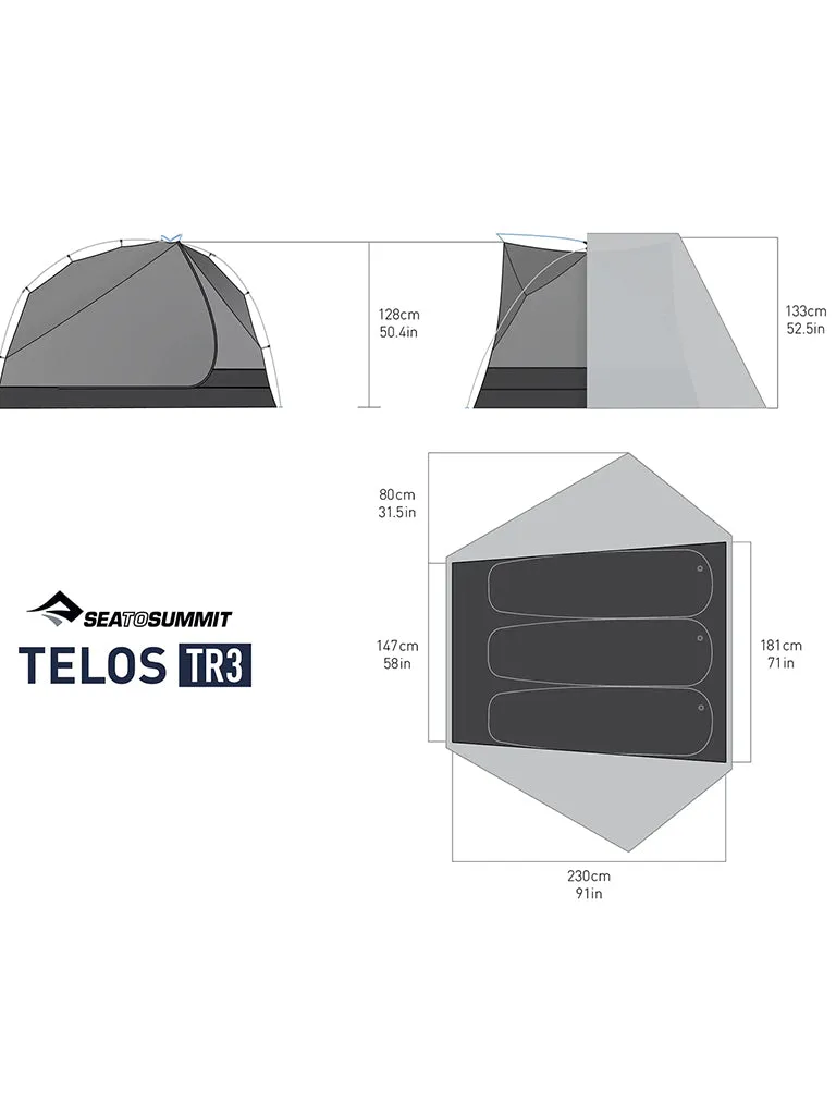 Telos TR3 - Three-Person Freestanding Tent