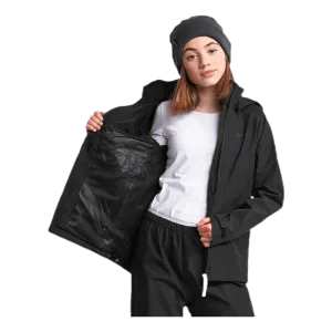 Tera Girls Rain Jacket Black
