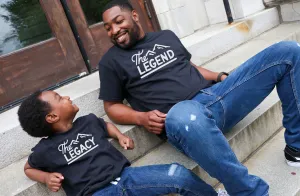 The Legend and The Legacy Father and Son Matching T-shirts