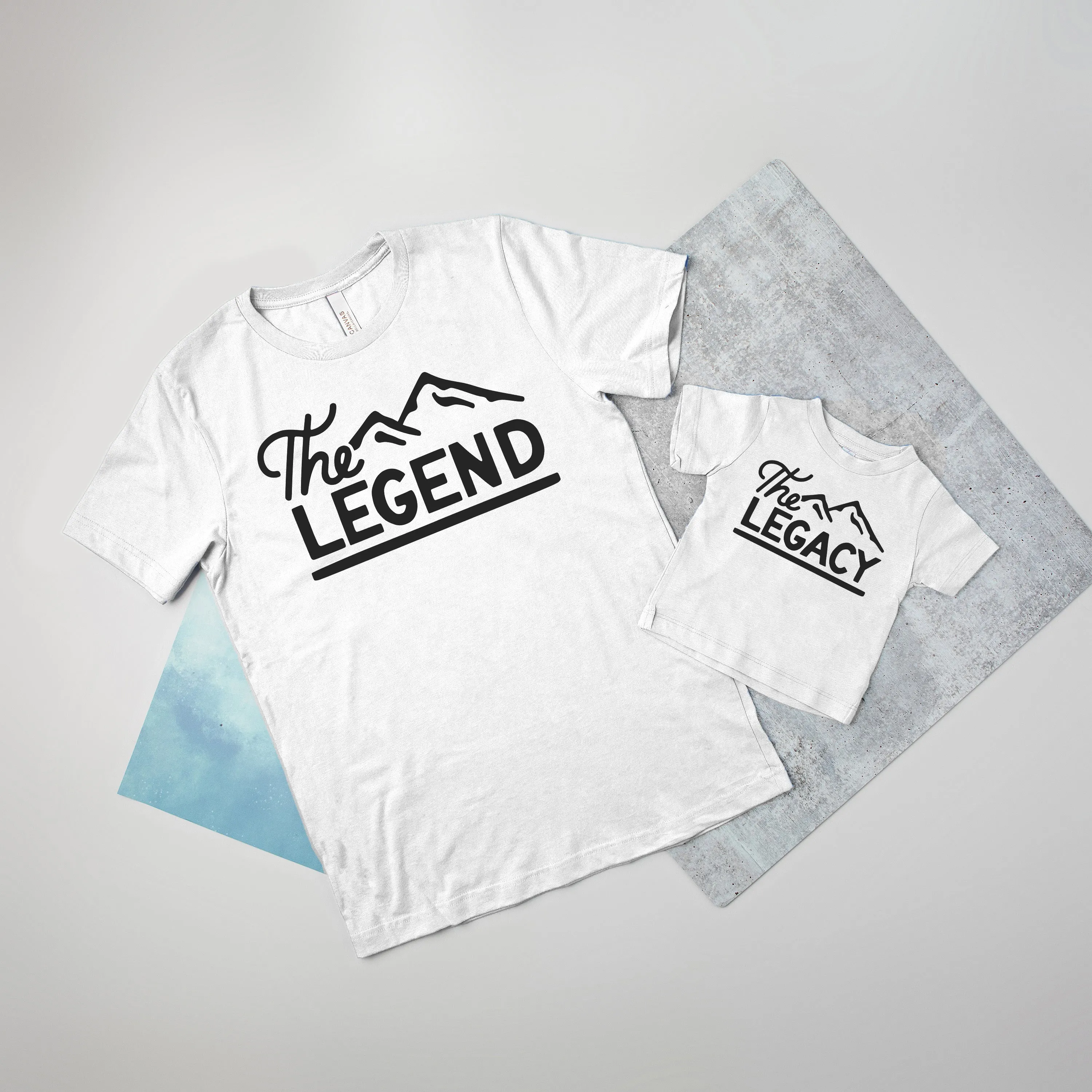 The Legend and The Legacy Father and Son Matching T-shirts