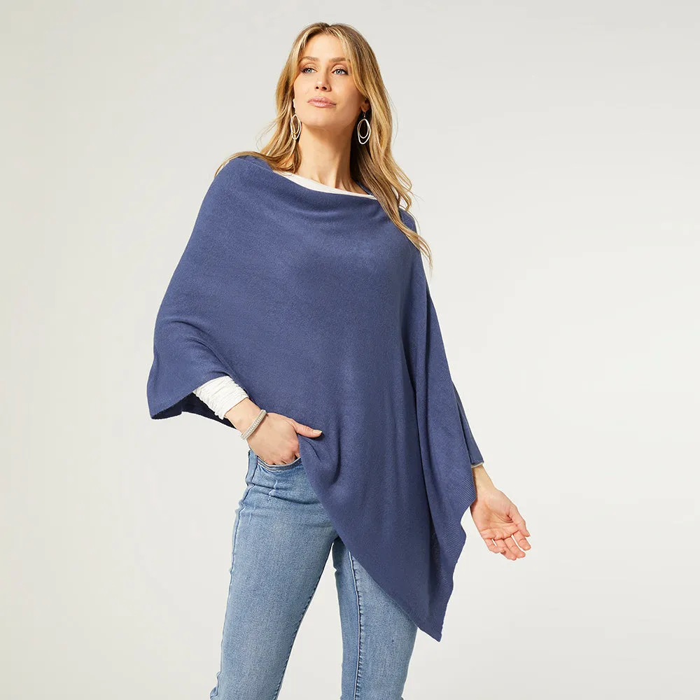 The Lightweight Ponchos - Denim