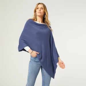 The Lightweight Ponchos - Denim