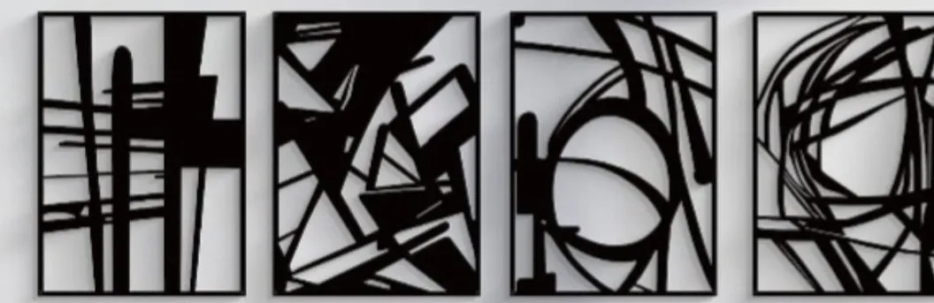 THE LUXE NK GLAM LUXURY HOME DECOR COLLECTION - NK MODERN & CHIC ABSTRACT COLLECTION - HDCOLLECTION100