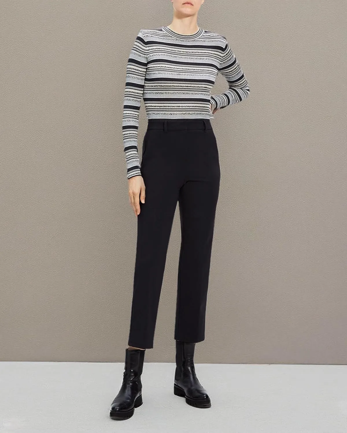 Theory Women's High-Waist Ponte Straight Pant