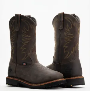 Thorogood Men's Brown Crazy Horse Waterproof 11″ Western Work Boot 814-4337