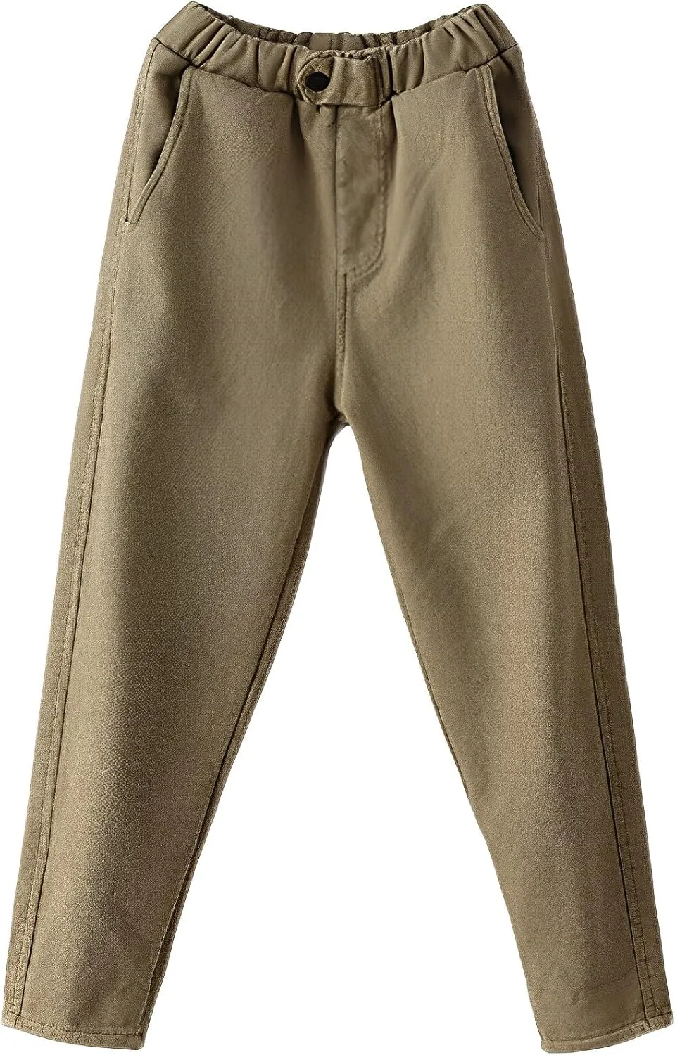 TIAFORD Women's Thermal Warm Winter Cotton Fleece Lined Sweatpants High Waisted Straight Leg Slim Fit Trouser with Pockets
