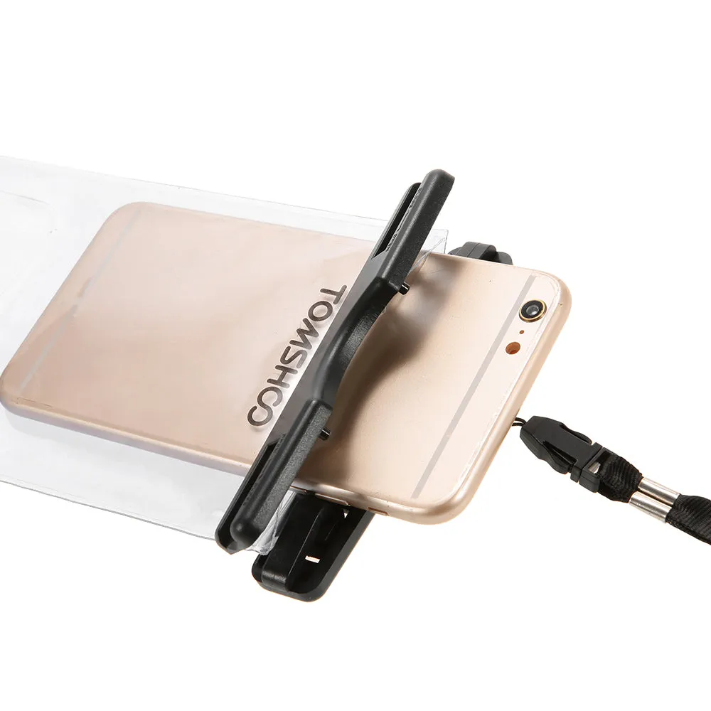 Transparent Waterproof Phone Case Dry Bag for 6.0" Devices