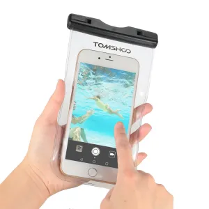 Transparent Waterproof Phone Case Dry Bag for 6.0" Devices
