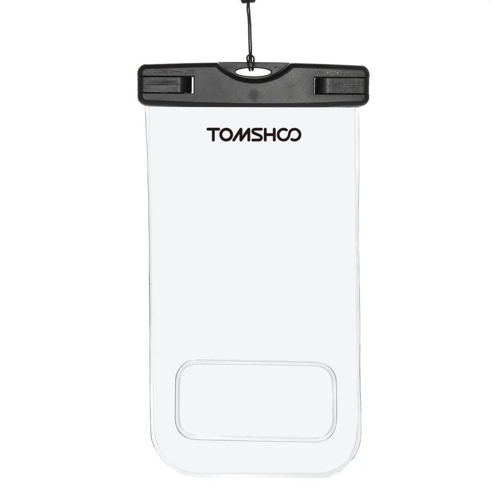 Transparent Waterproof Phone Case Dry Bag for 6.0" Devices