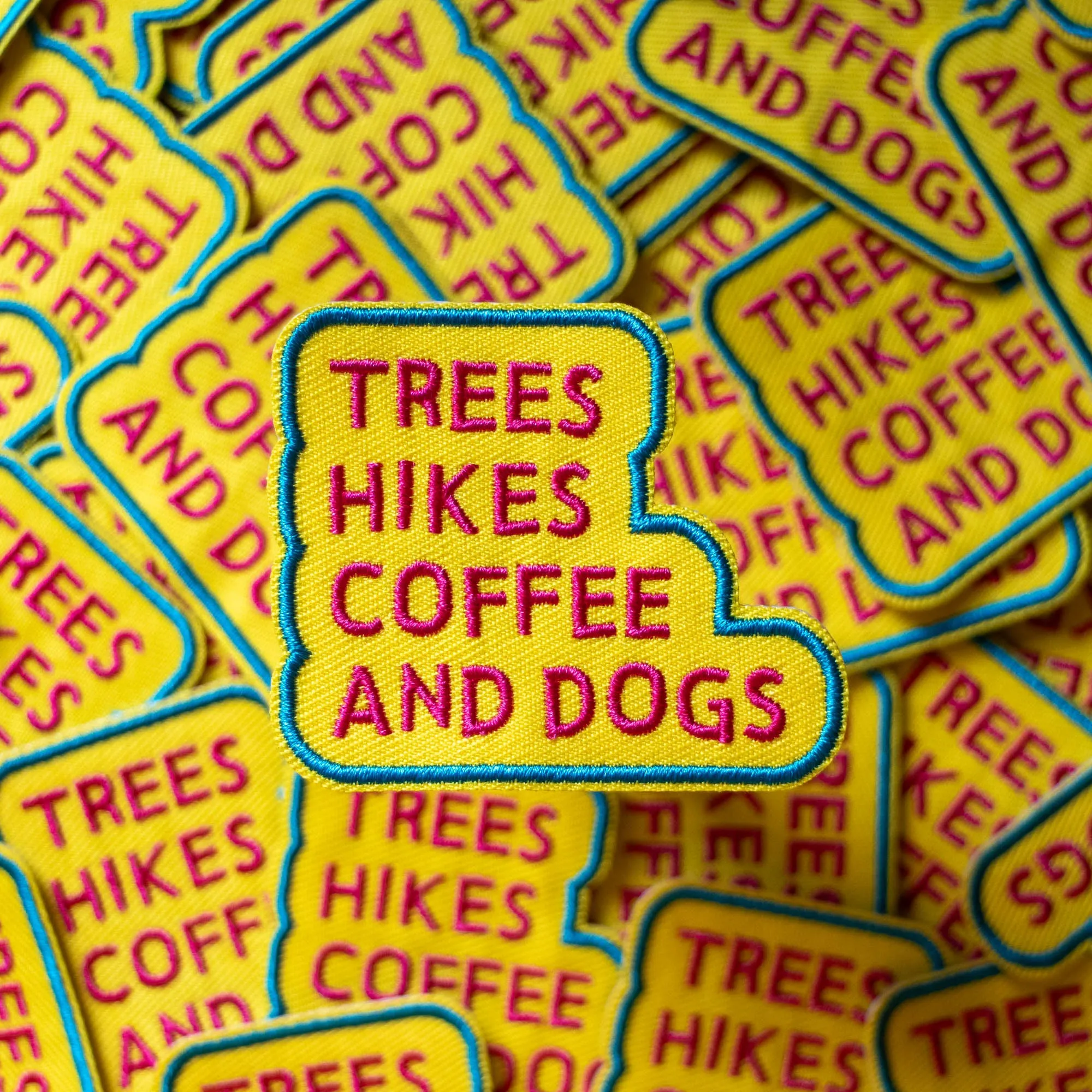 Trees Hikes Coffee and Dogs Patch