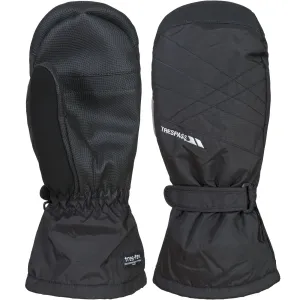 Trespass Mens Ikeda Waterproof Adjustable Mittens - Black