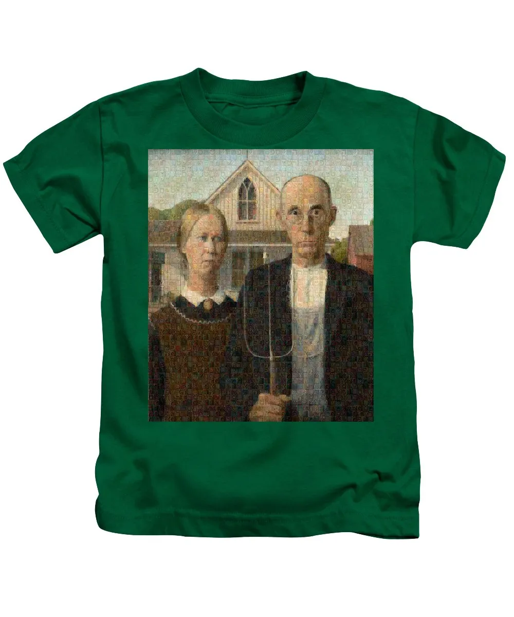 Tribute to American Gothic - Kids T-Shirt