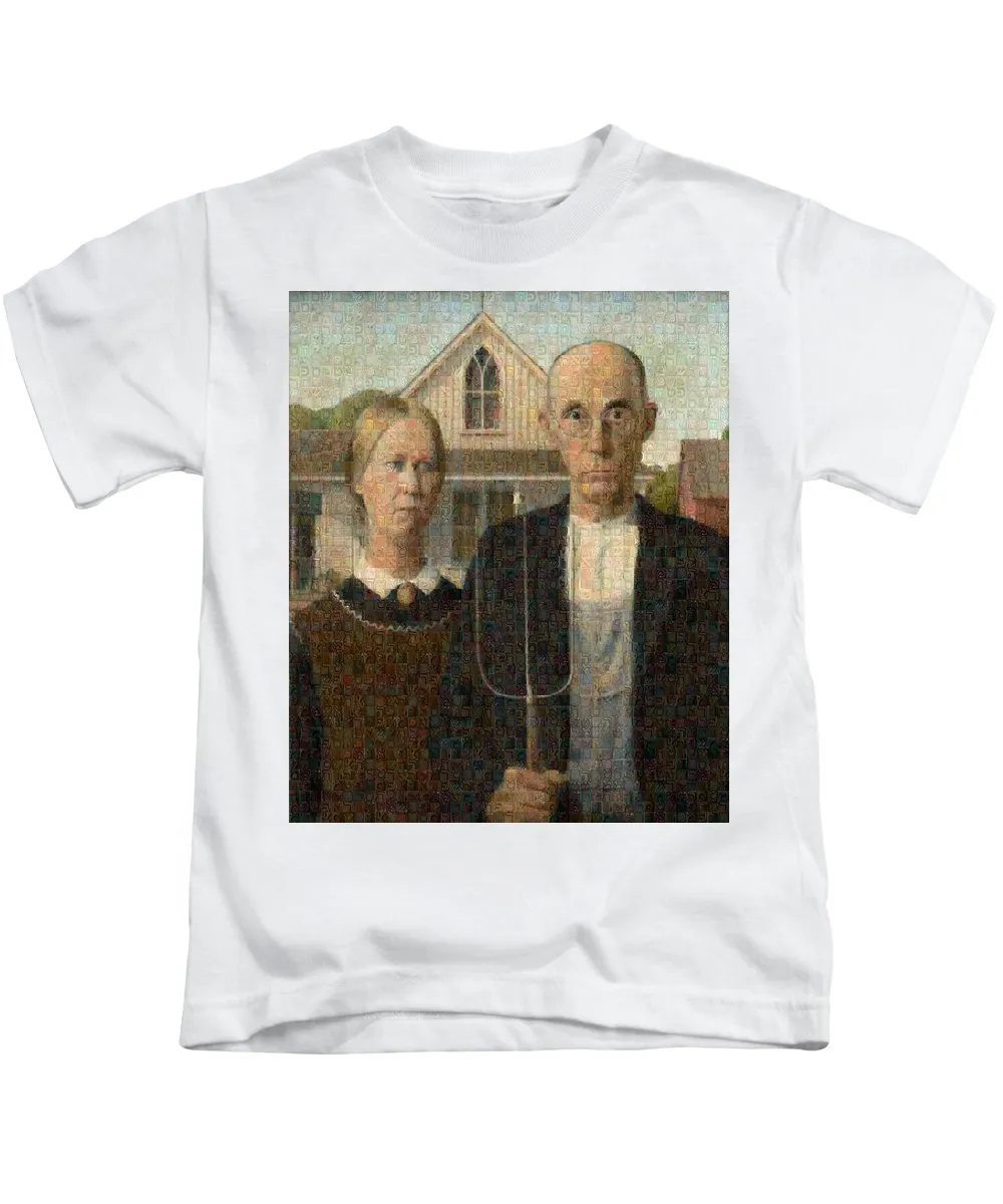 Tribute to American Gothic - Kids T-Shirt