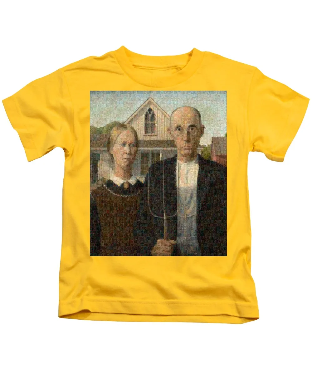 Tribute to American Gothic - Kids T-Shirt
