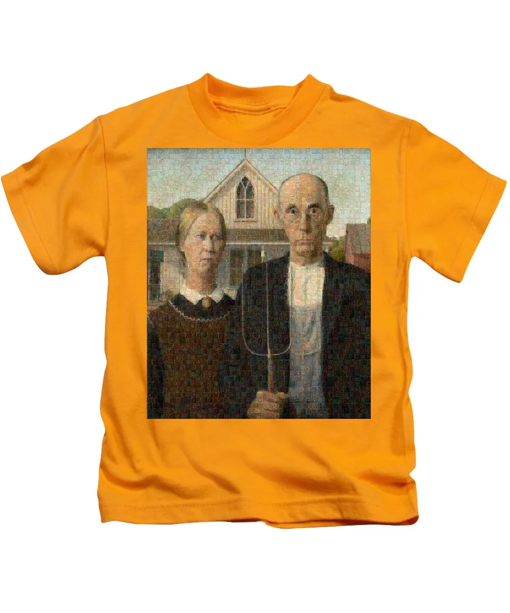 Tribute to American Gothic - Kids T-Shirt