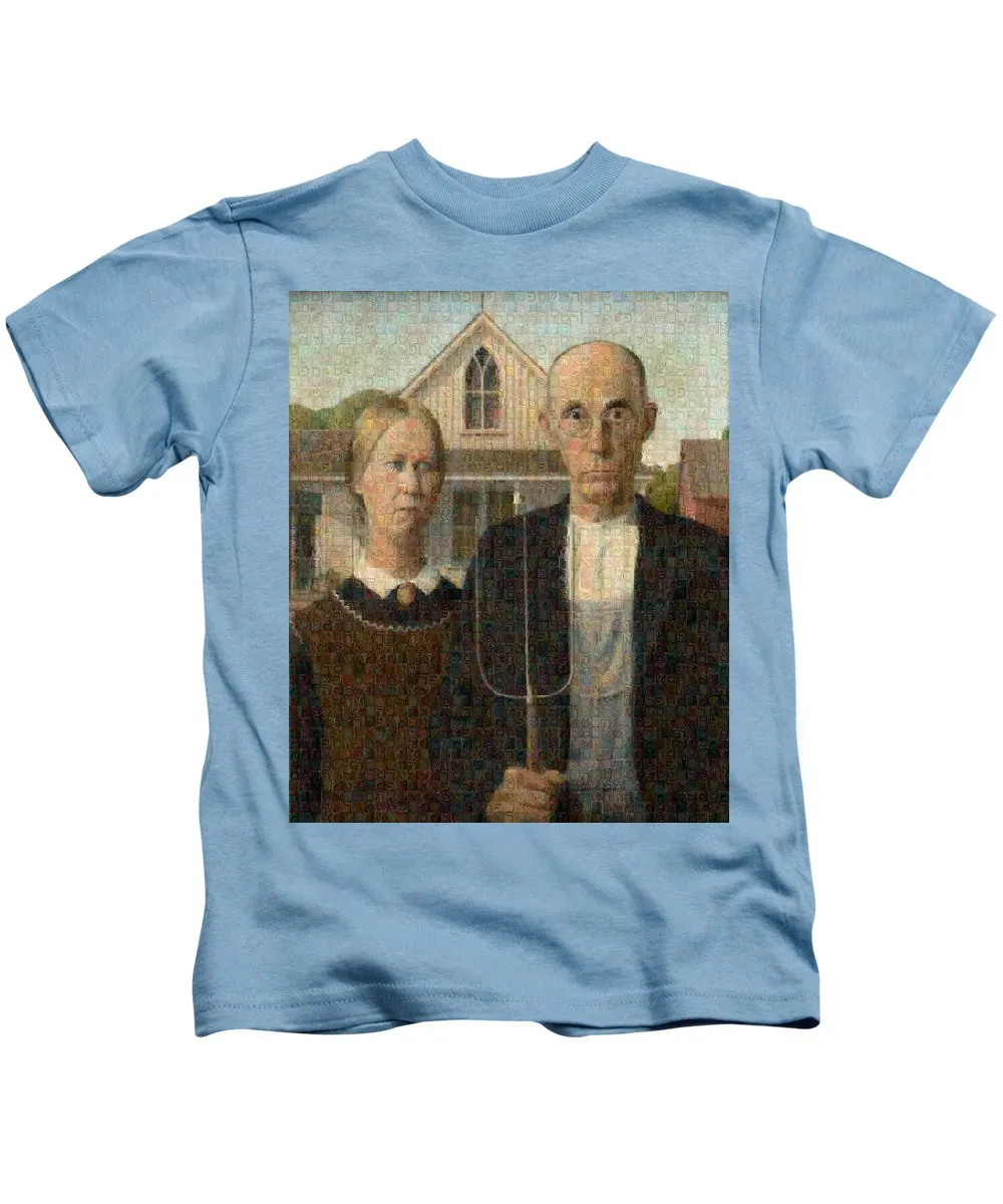 Tribute to American Gothic - Kids T-Shirt
