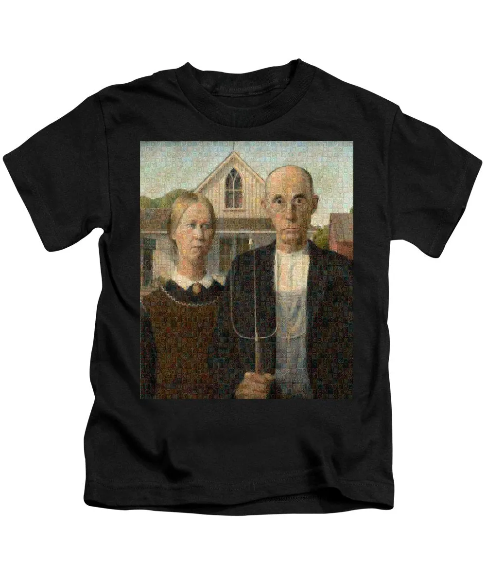 Tribute to American Gothic - Kids T-Shirt