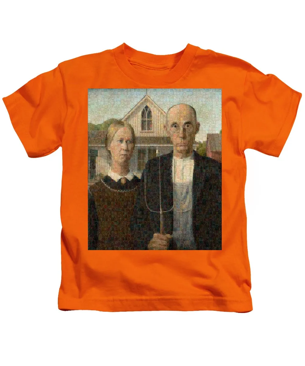 Tribute to American Gothic - Kids T-Shirt