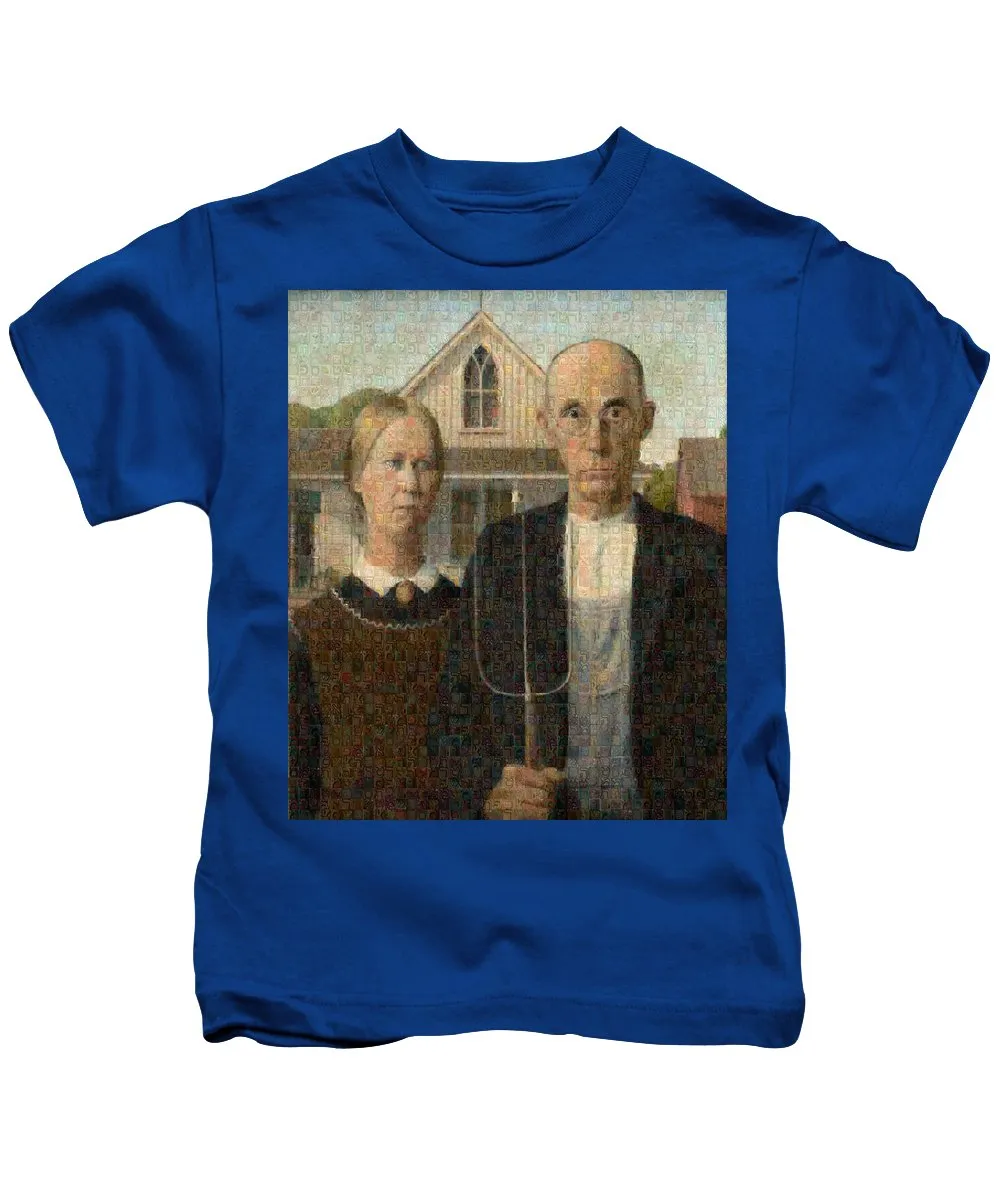 Tribute to American Gothic - Kids T-Shirt