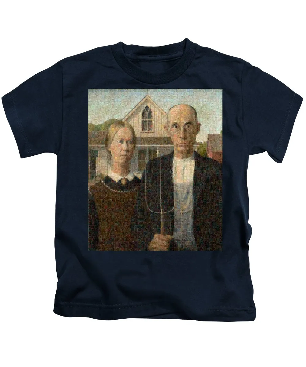 Tribute to American Gothic - Kids T-Shirt