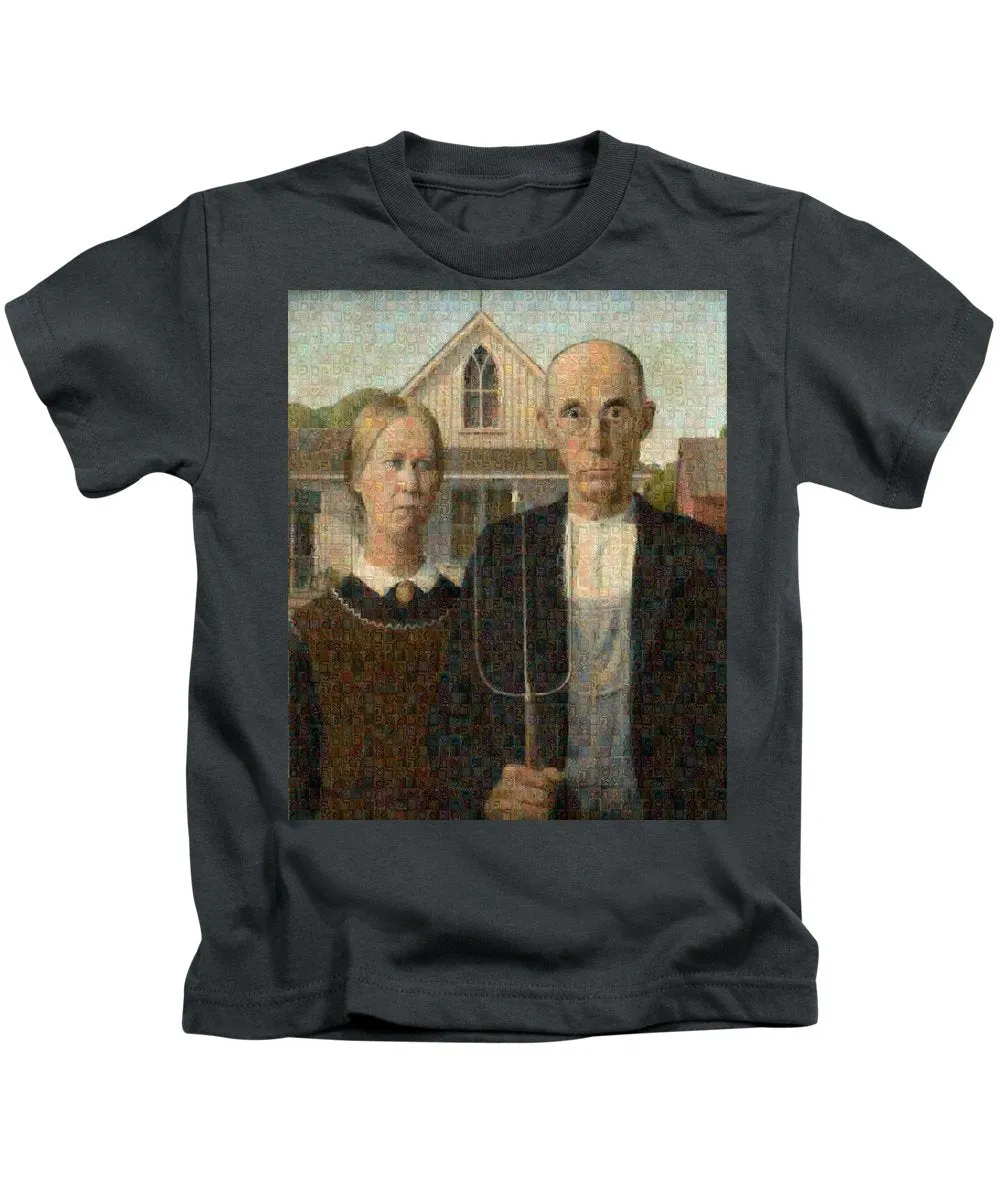 Tribute to American Gothic - Kids T-Shirt