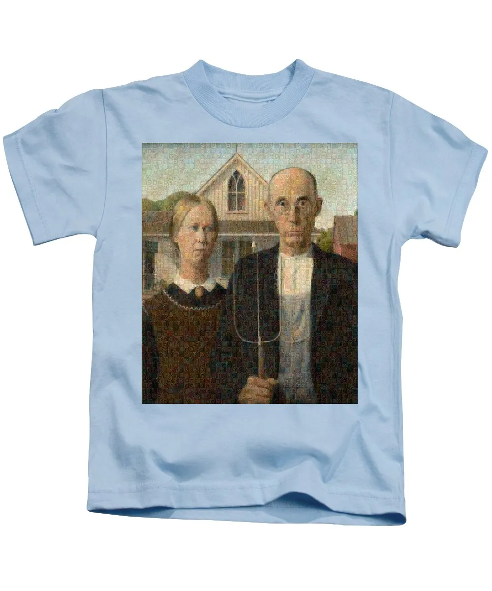 Tribute to American Gothic - Kids T-Shirt