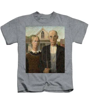 Tribute to American Gothic - Kids T-Shirt