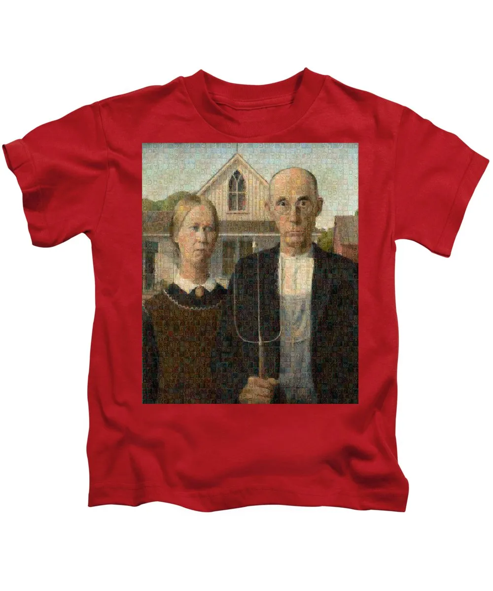 Tribute to American Gothic - Kids T-Shirt