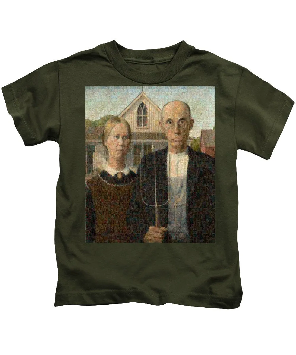 Tribute to American Gothic - Kids T-Shirt