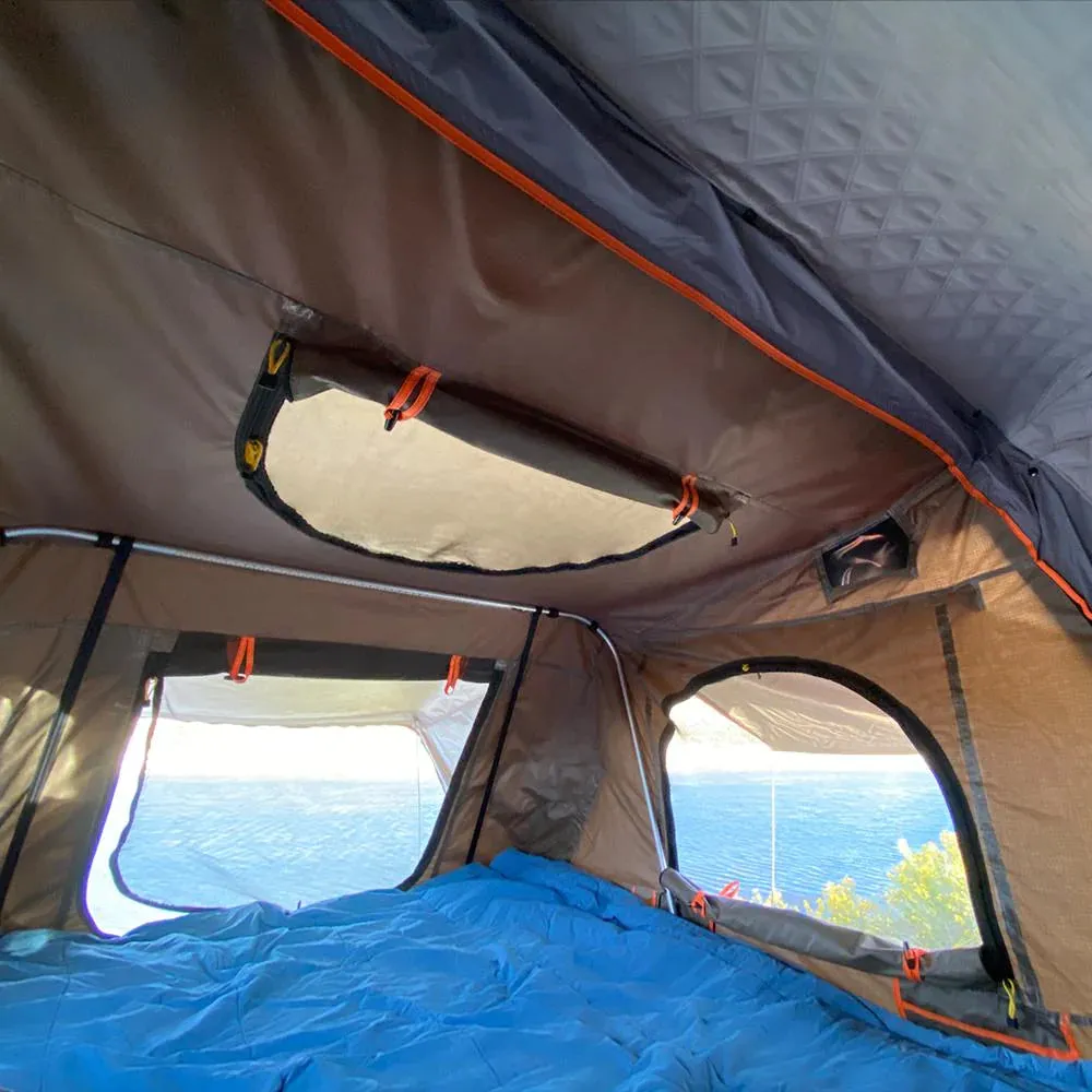 TUFF STUFF | Hard Top Side Open Tent Black 2 Person