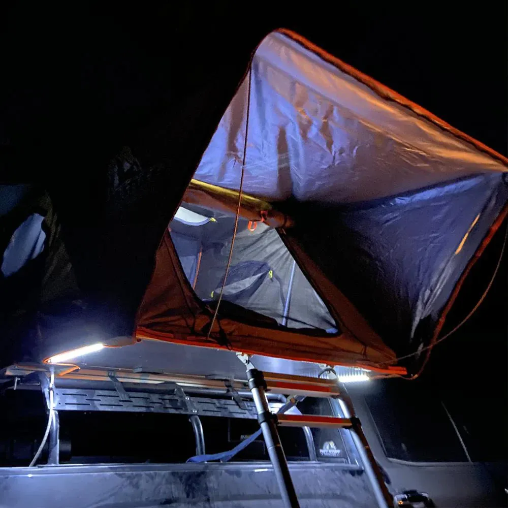 TUFF STUFF | Hard Top Side Open Tent Black 2 Person