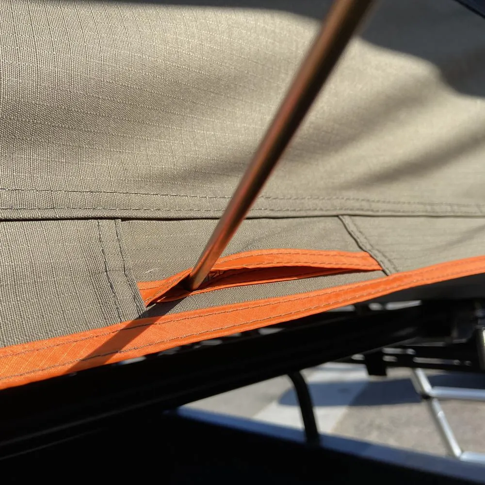 TUFF STUFF | Hard Top Side Open Tent Black 2 Person