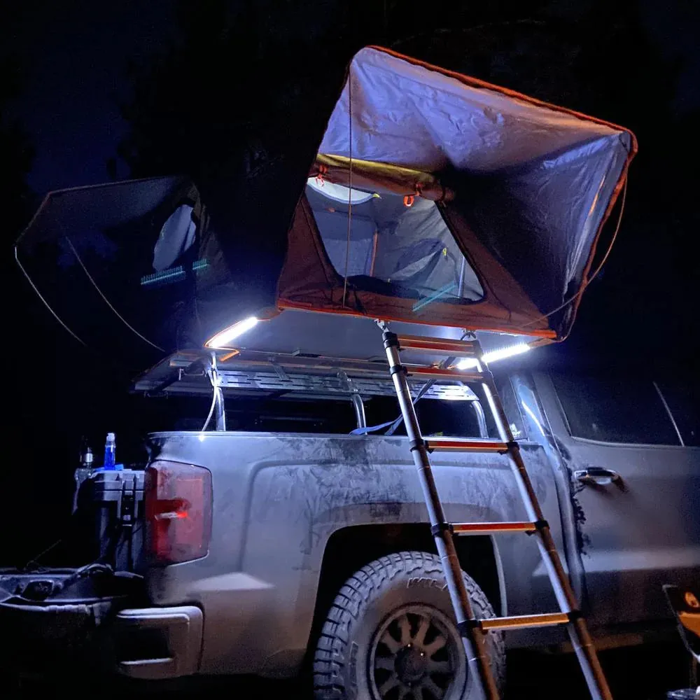 TUFF STUFF | Hard Top Side Open Tent Black 2 Person