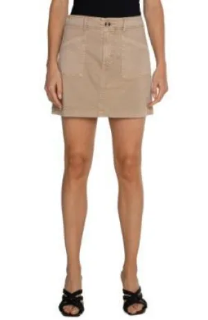 Twill Cargo Skort