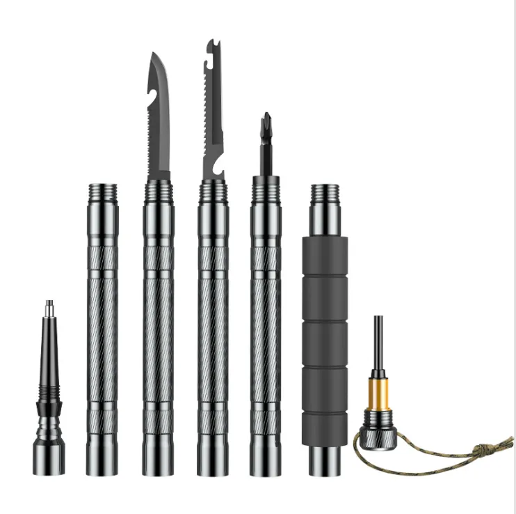 Ultralight Aluminum multi-purpose trekking pole
