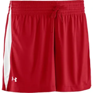 Under Armour Women's Red Recruit Shorts Under Armour Women's Red Recruit Shorts
