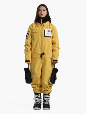 Unisex New Product Single And Double Board Thick Warm Winter Plus Size One-Piece Ski Suit