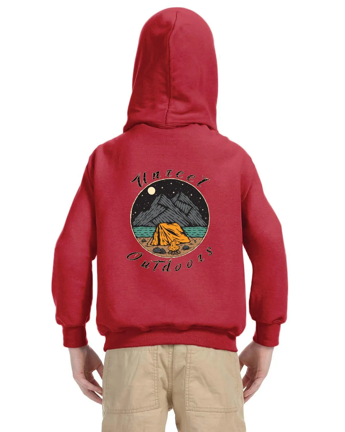 Unreel outdoors adventure awaits hoodie