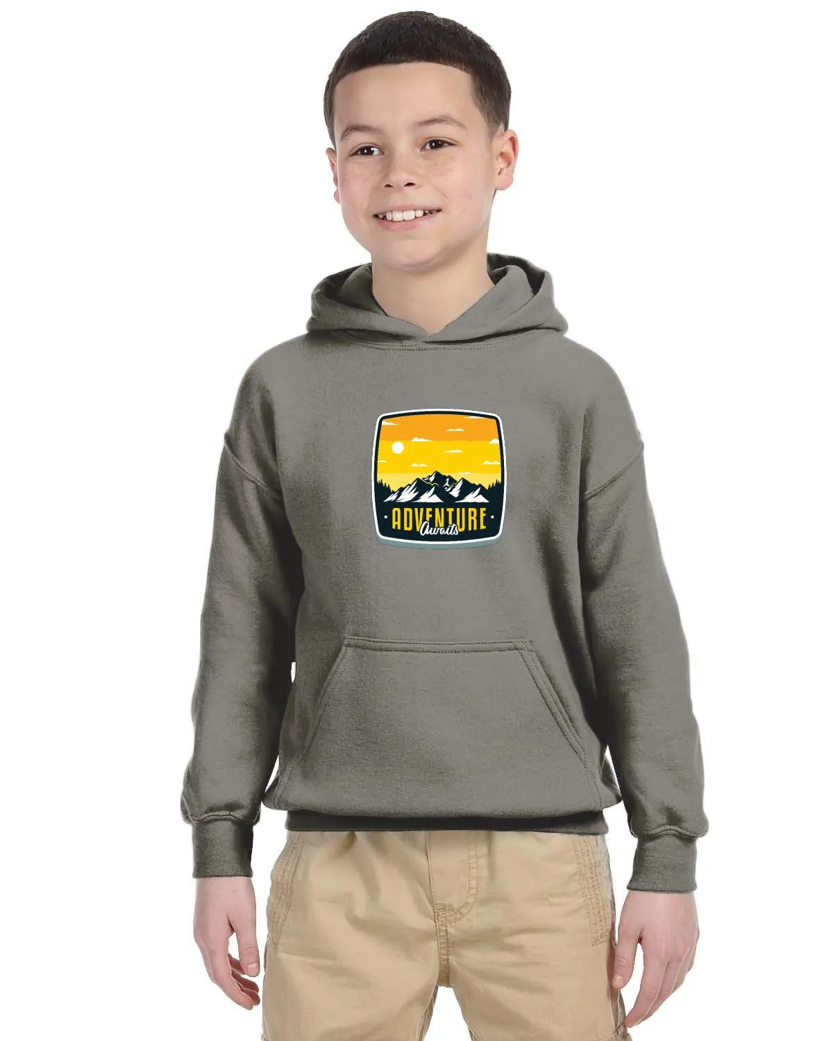 Unreel outdoors adventure awaits hoodie