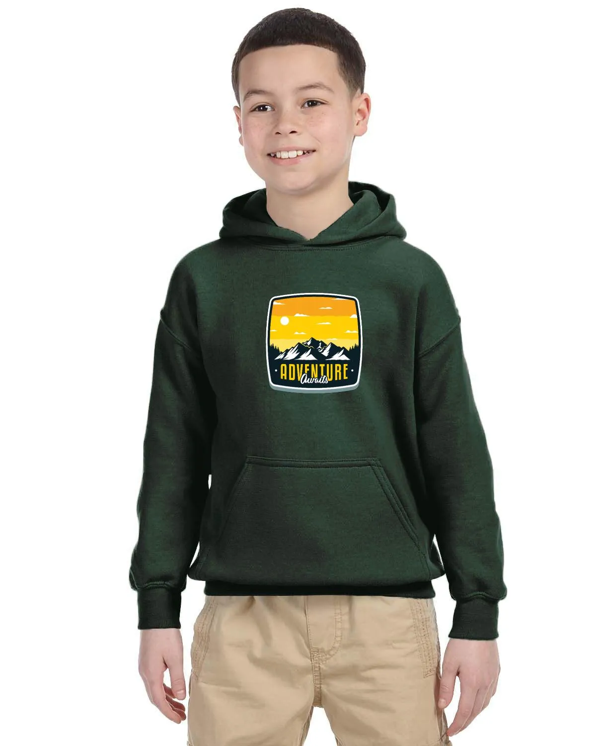 Unreel outdoors adventure awaits hoodie