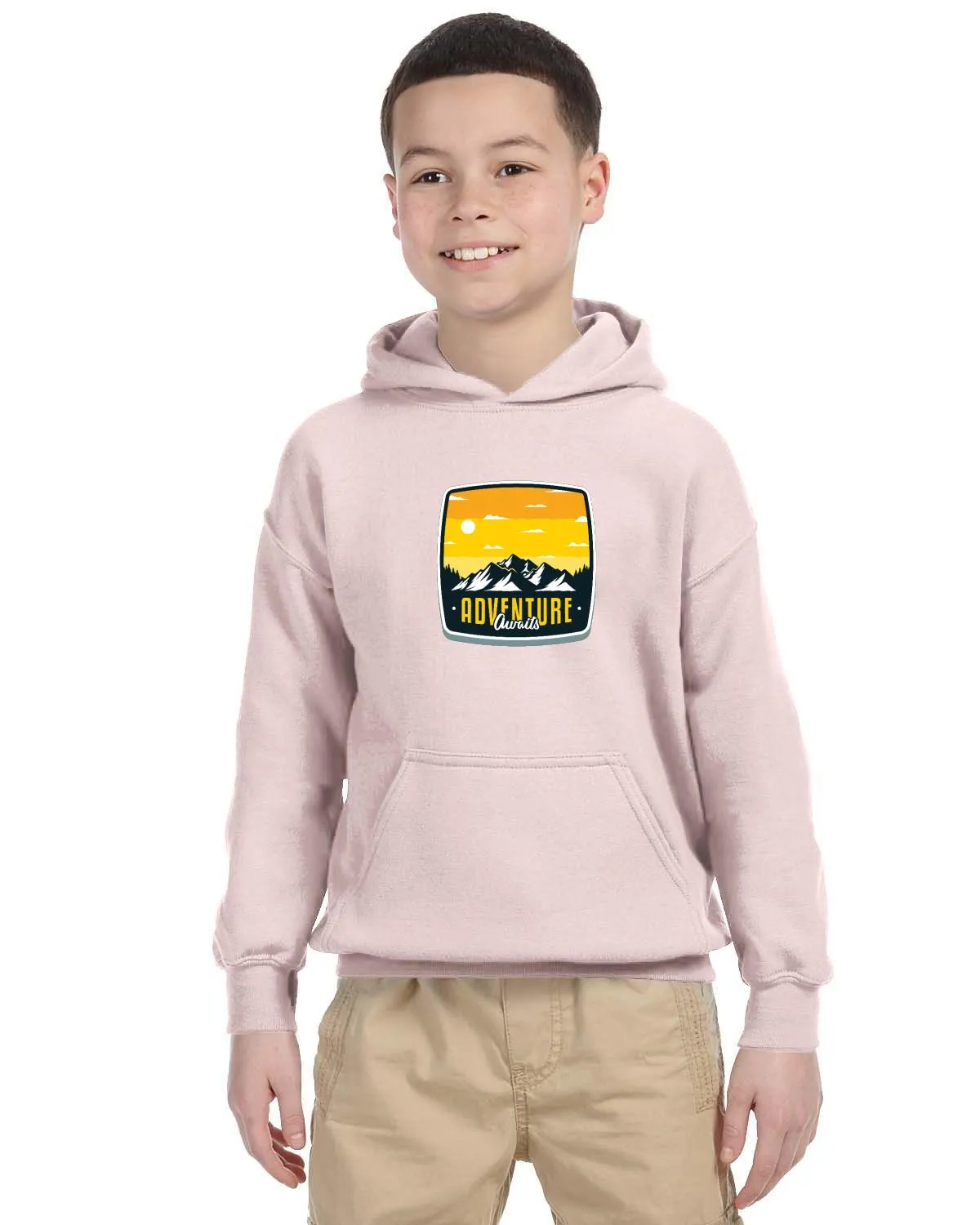 Unreel outdoors adventure awaits hoodie