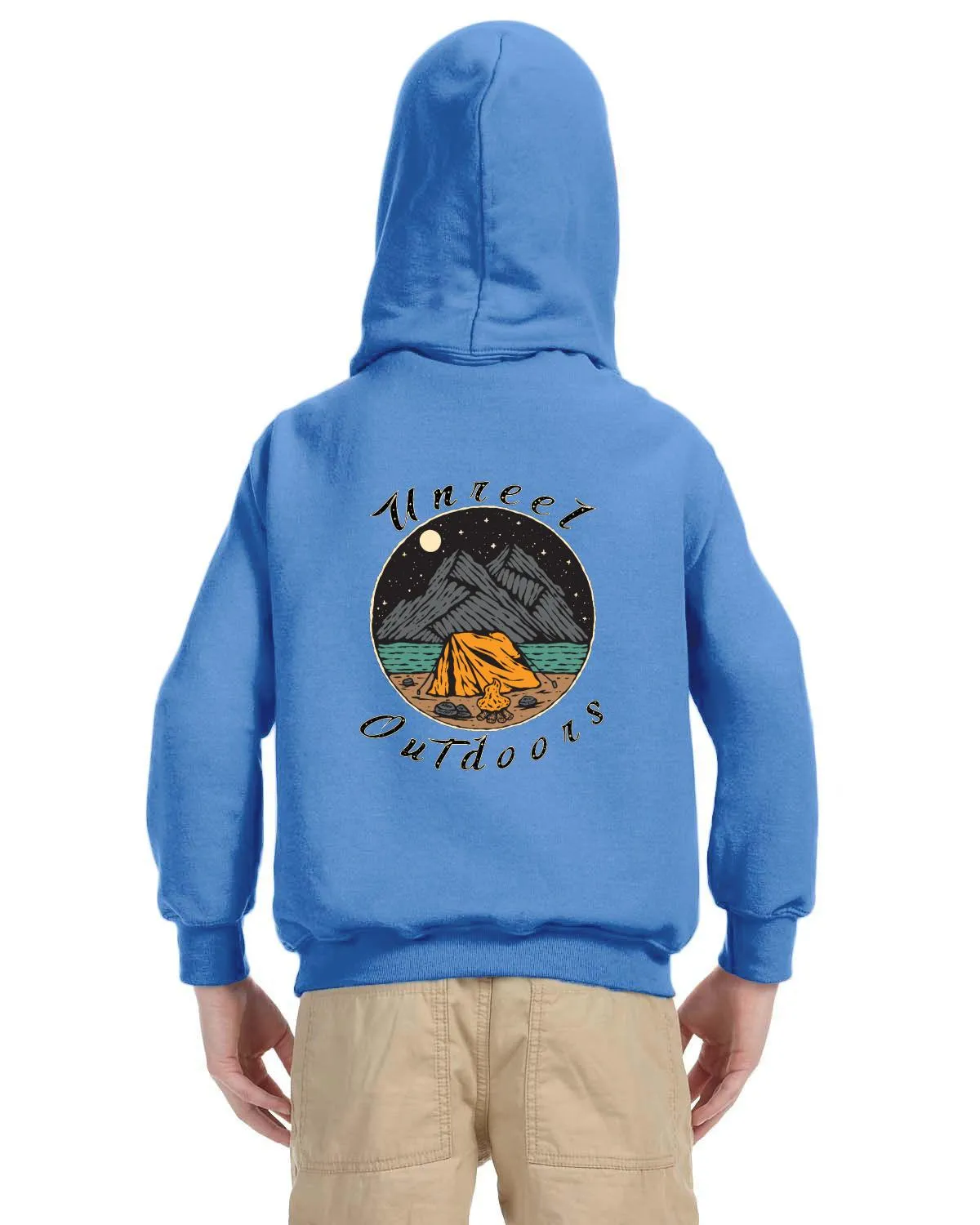 Unreel outdoors adventure awaits hoodie