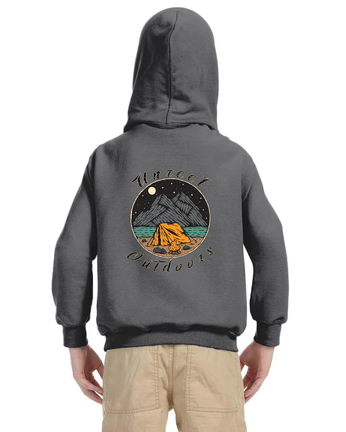 Unreel outdoors adventure awaits hoodie